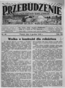 Przebudzenie: organ Związku Robotników Rolnych i Leśnych ZZP. 1930.12.04 R.12 Nr49
