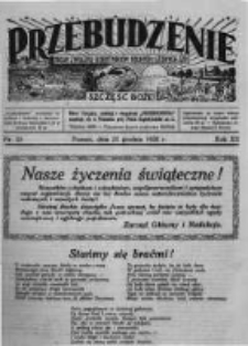 Przebudzenie: organ Związku Robotników Rolnych i Leśnych ZZP. 1930.12.25 R.12 Nr52