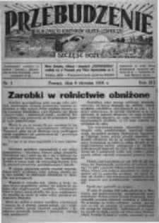 Przebudzenie: organ Związku Robotników Rolnych i Leśnych ZZP. 1931.01.08 R.13 Nr2