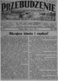 Przebudzenie: organ Związku Robotników Rolnych i Leśnych ZZP. 1931.07.02 R.13 Nr27