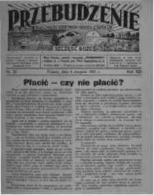 Przebudzenie: organ Związku Robotników Rolnych i Leśnych ZZP. 1931.08.06 R.13 Nr32