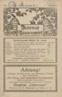 Posener Bienenwirt: Zeitschrift des Verbandes der Großpolnischen Imkervereine 1930.08 Jg.24 Nr9