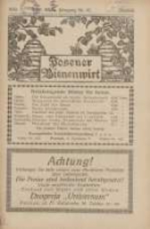 Posener Bienenwirt: Zeitschrift des Verbandes der Großpolnischen Imkervereine 1930.10 Jg.24 Nr10