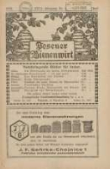 Posener Bienenwirt: Zeitschrift des Verbandes der Gro&szlig;polnischen Imkervereine 1932.06 Jg.26 Nr6