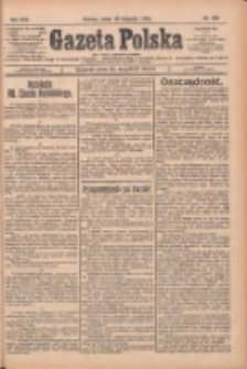Gazeta Polska: codzienne pismo polsko-katolickie dla wszystkich stanów 1926.11.10 R.30 Nr259