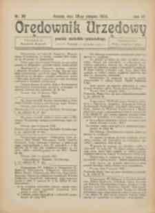 Orędownik Urzędowy Powiatu Zachodnio-Poznańskiego 1924.07.28 R.37 Nr30