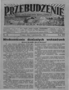 Przebudzenie: organ Związku Robotników Rolnych i Leśnych ZZP. 1931.10.01 R.13 Nr40