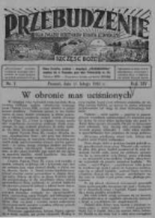 Przebudzenie: organ Związku Robotników Rolnych i Leśnych ZZP. 1932.02.11 R.14 Nr7