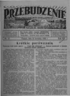 Przebudzenie: organ Związku Robotników Rolnych i Leśnych ZZP. 1932.04.21 R.14 Nr17