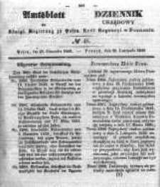 Amtsblatt der Königlichen Regierung zu Posen. 1843.11.30 Nro.48