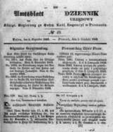 Amtsblatt der Königlichen Regierung zu Posen. 1843.12.07 Nro.49