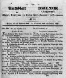 Amtsblatt der Königlichen Regierung zu Posen. 1843.12.21 Nro.51