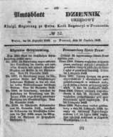 Amtsblatt der Königlichen Regierung zu Posen. 1843.12.28 Nro.52