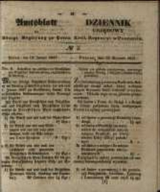 Amtsblatt der Königlichen Regierung zu Posen. 1847.01.12 Nro.2
