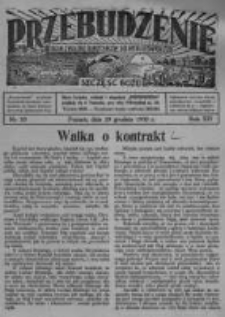 Przebudzenie: organ Związku Robotników Rolnych i Leśnych ZZP. 1932.12.29 R.14 Nr53