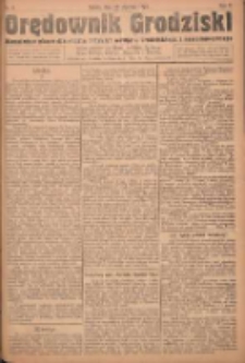 Orędownik Grodziski: niezależne pismo dla rodzin polskich powiatu grodziskiego i nowotomyskiego : organ centralny dla miast: Grodziska, Opalenicy, Buku, Nowego Tomyśla, Zbaszynia i Lwówka 1923.01.20 R.5 Nr6