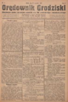 Orędownik Grodziski: niezależne pismo dla rodzin polskich powiatu grodziskiego i nowotomyskiego : organ centralny dla miast: Grodziska, Opalenicy, Buku, Nowego Tomyśla, Zbaszynia i Lwówka 1923.01.31 R.5 Nr9