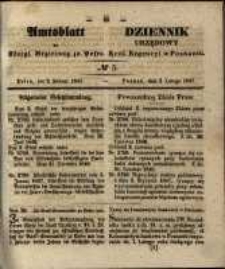 Amtsblatt der Königlichen Regierung zu Posen. 1847.02.02 Nro.5