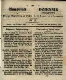 Amtsblatt der Königlichen Regierung zu Posen. 1847.04.13 Nro.15