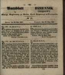 Amtsblatt der Königlichen Regierung zu Posen. 1847.05.25 Nro.21