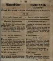 Amtsblatt der Königlichen Regierung zu Posen. 1847.09.28 Nro.39
