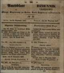 Amtsblatt der Königlichen Regierung zu Posen. 1847.09.28 Nro.39
