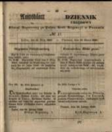 Amtsblatt der Königlichen Regierung zu Posen. 1849.03.13 Nr.11