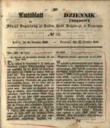 Amtsblatt der Königlichen Regierung zu Posen. 1849.12.25 Nr.52