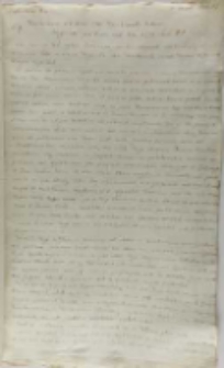 Responsum Sacrae Cesareae Majestatis Adriano Rembowski datum, Pilzno 05.03.1600