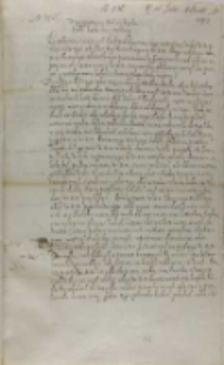 Andrzej Leszczyński wojewoda brzeski do króla Zygmunta III, Gołuchów 16.07.1601