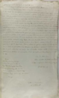 Kopia listu Fryderyka księcia kurlandzkiego do króla Zygmunta III, Ronneburg 27.07.1601