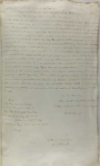 Kopia listu Fryderyka księcia kurlandzkiego do króla Zygmunta III, Ronneburg 27.07.1601