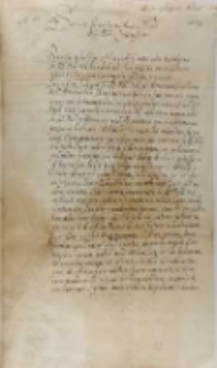 Burgrabius, proconsules consulesque Senatores civitatis Sacrae Regiae Majestatis Vestrae Rigensis Sigismundo III regi Poloniae, Ryga 07.08.1601