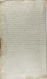 Kopia listu Stanisława Kostki do króla, Mrocza 24.09.1601