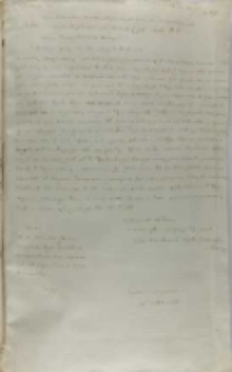 Kopia listu Stanisława Karnkowskiego arcybiskupa gnieźnieńskiego do Zamoyskiego hetmana, Łęczyca 29.09.1601