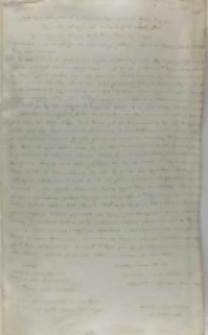 Kopia listu Stanisława H. Jana z Tarnowa Tarnowskiego kasztelana sandomierskiego do króla własną ręką pisanego, Jelowieś 28.01.1602