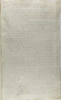 Kopia listu Hieronima z Leżenic Gostomskiego wojewody poznańskiego do króla, Sandomierz 26.02.1602