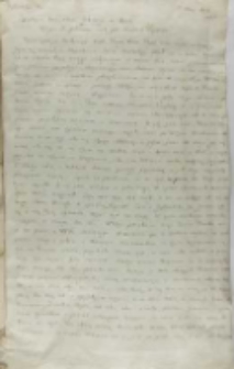 Kopia listu Stanisława Golskiego do króla Zygmunta III, Mukarów 15.10.1602