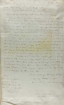 Piotr z Potulicz Potulicki do króla, Poznań 30.10.1602