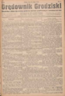 Orędownik Grodziski: niezależne pismo dla rodzin polskich powiatu grodziskiego i nowotomyskiego : organ centralny dla miast: Grodziska, Opalenicy, Buku, Nowego Tomyśla, Zbaszynia i Lwówka 1923.02.24 R.5 Nr16