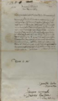 Stanisław Karnkowski arcybiskup gnieźnieński do króla, Łowicz 29.01.1603