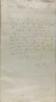 Jan Karol Chodkiewicz do króla, Dorpat 20.04.1603