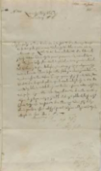 Jan Karol Chodkiewicz do króla, Dorpat 13.06.1603