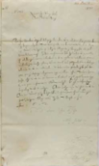 Jan Karol Chodkiewicz do króla, Dorpat 15.06.1603