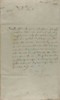 Jan Karol Chodkiewicz do króla, Dorpat 16.06.1603