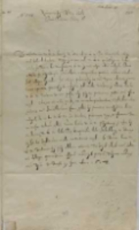 Jan Karol Chodkiewicz do króla, Dorpat 19.06.1603