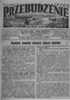 Przebudzenie: organ Związku Robotników Rolnych i Leśnych ZZP. 1935.10.24 R.17 Nr43