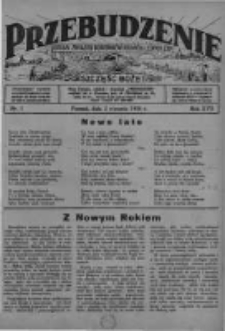 Przebudzenie: organ Związku Robotników Rolnych i Leśnych ZZP. 1936.01.02 R.18 Nr1