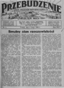 Przebudzenie: organ Związku Robotników Rolnych i Leśnych ZZP. 1936.02.06 R.18 Nr6
