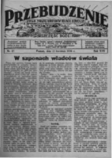 Przebudzenie: organ Związku Robotników Rolnych i Leśnych ZZP. 1936.04.23 R.18 Nr17